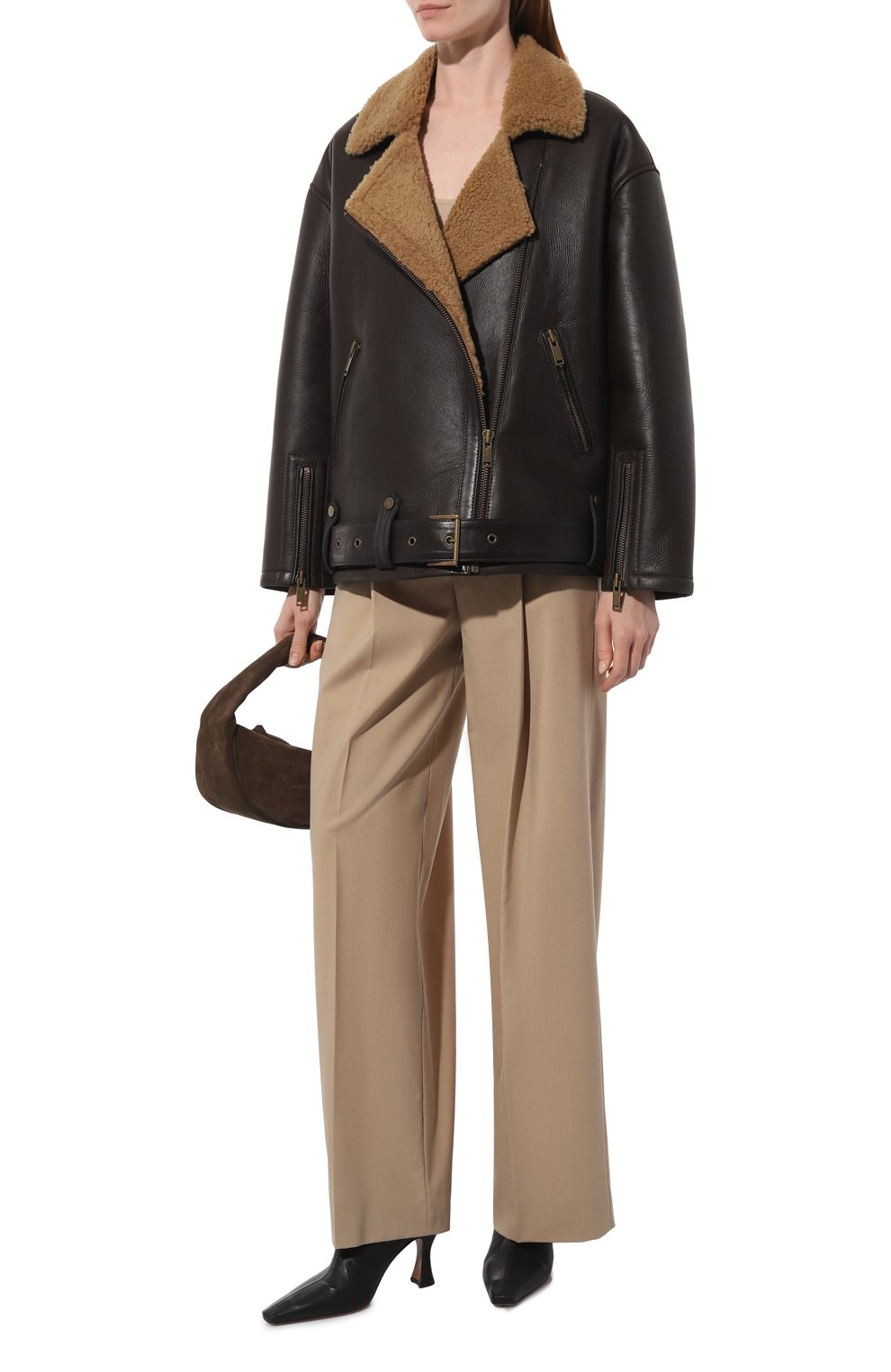 Дубленка из овчины LUDA NIKISHINA, арт. FJ/AIR/np-kr/brown, фото 2