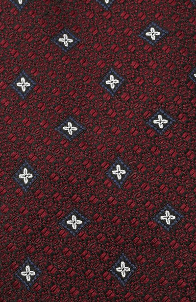 Шелковый галстук ZEGNA бордового цвета по цене 19650 руб., арт. Z2D32T/1XW, фото 4 Шелковый галстук ZEGNA, арт. Z2D32T/1XW, фото 4