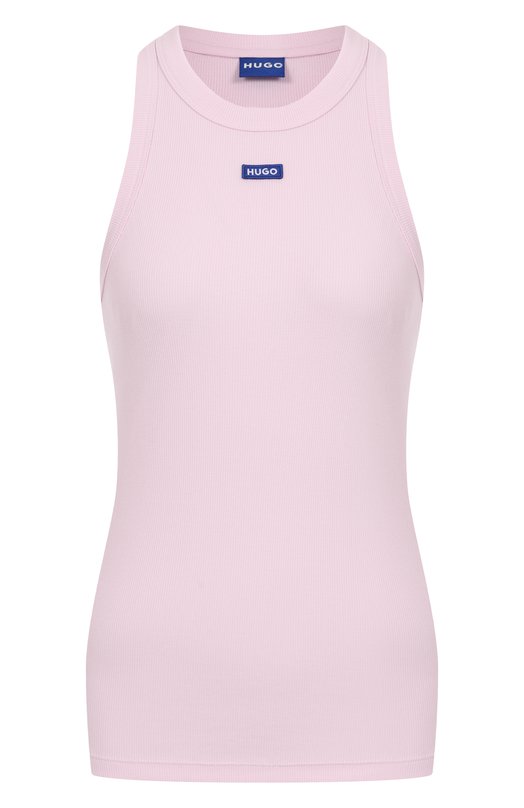 Хлопковая майка HUGO Blue 50508857 Розовый 50508857