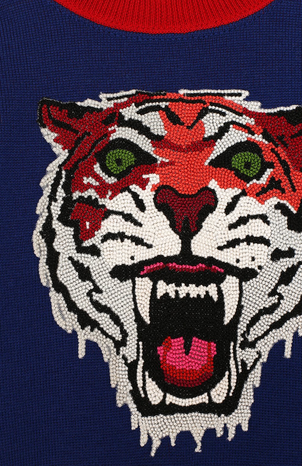 Шерстяной пуловер с аппликацией и круглым вырезом GUCCI, арт. 497629/X9L40, фото 3