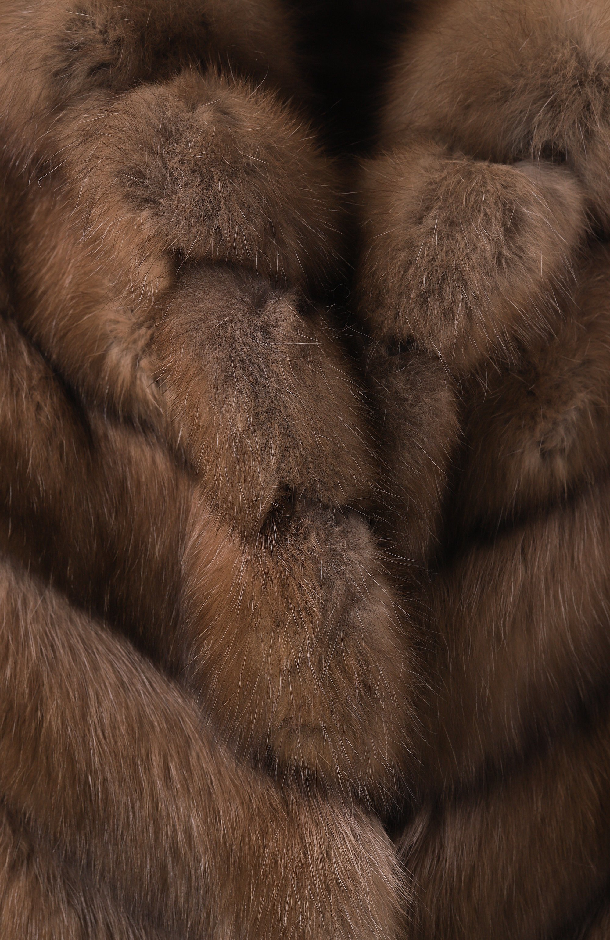 Шуба из меха соболя VICTORIA KUSENKOVA светло-коричневого цвета по цене 4466000 руб., арт. 763600005655, фото 6 Шуба из меха соболя VICTORIA KUSENKOVA, арт. 763600005655, фото 6