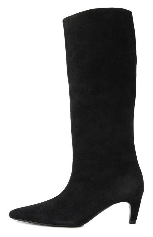 Замшевые сапоги Cave Jude CAVE KNEE B00T SUEDE Чёрный  CAVE KNEE B00T SUEDE Фото 4