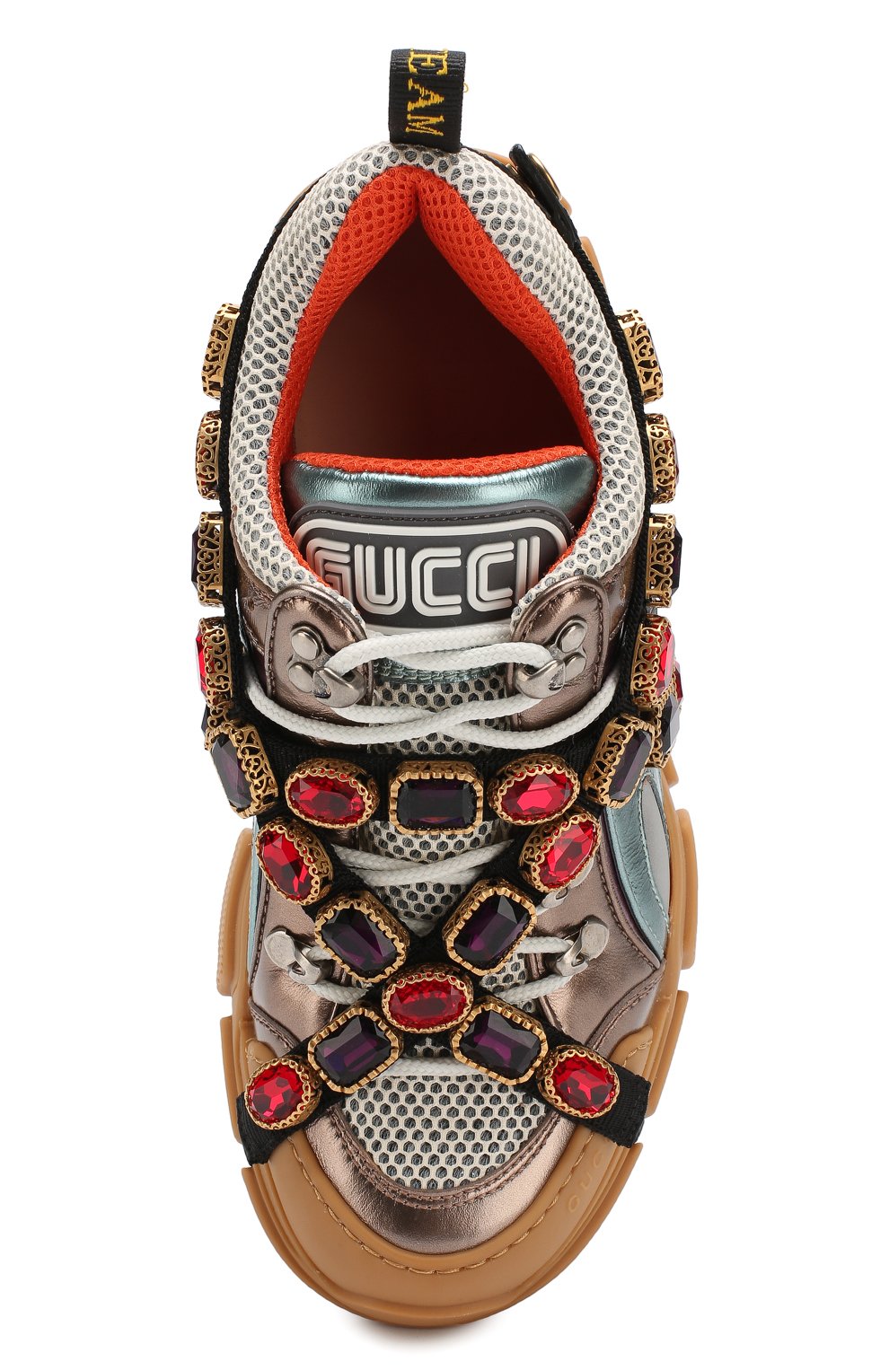 Комбинированные кроссовки flashtrek GUCCI, арт. 537133/D0R60, фото 5