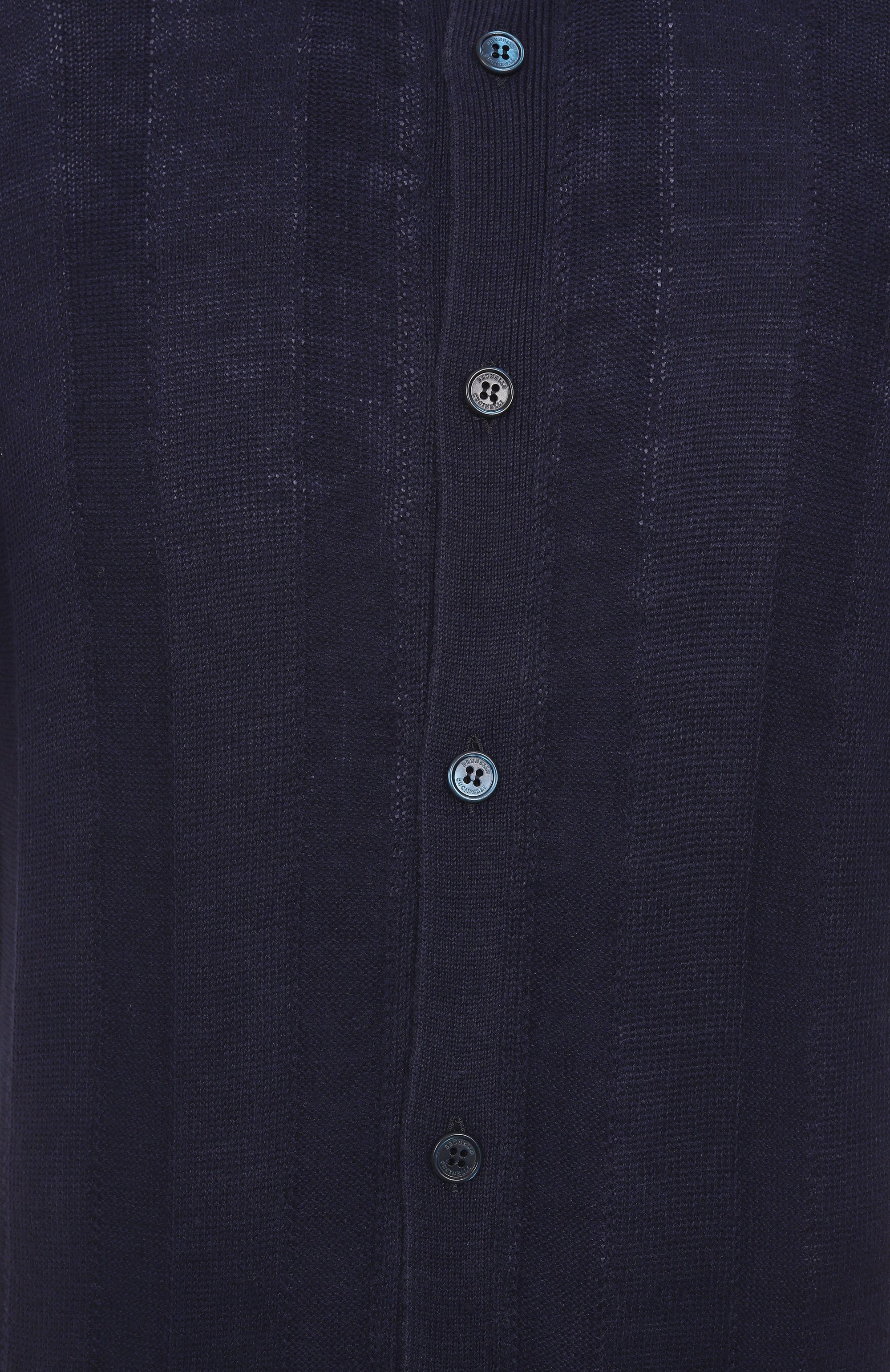 Рубашка изо льна и хлопка BRUNELLO CUCINELLI, арт. M2L707805, фото 6