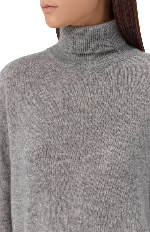 Свитер из кашемира и шелка Kiton D5672330930 Серый  D5672330930 Фото 6