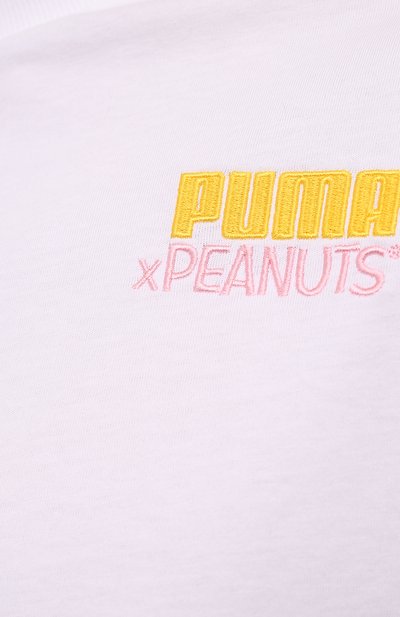 Хлопковая футболка puma x peanuts ralph sampson PUMA, арт. 53115802, фото 5