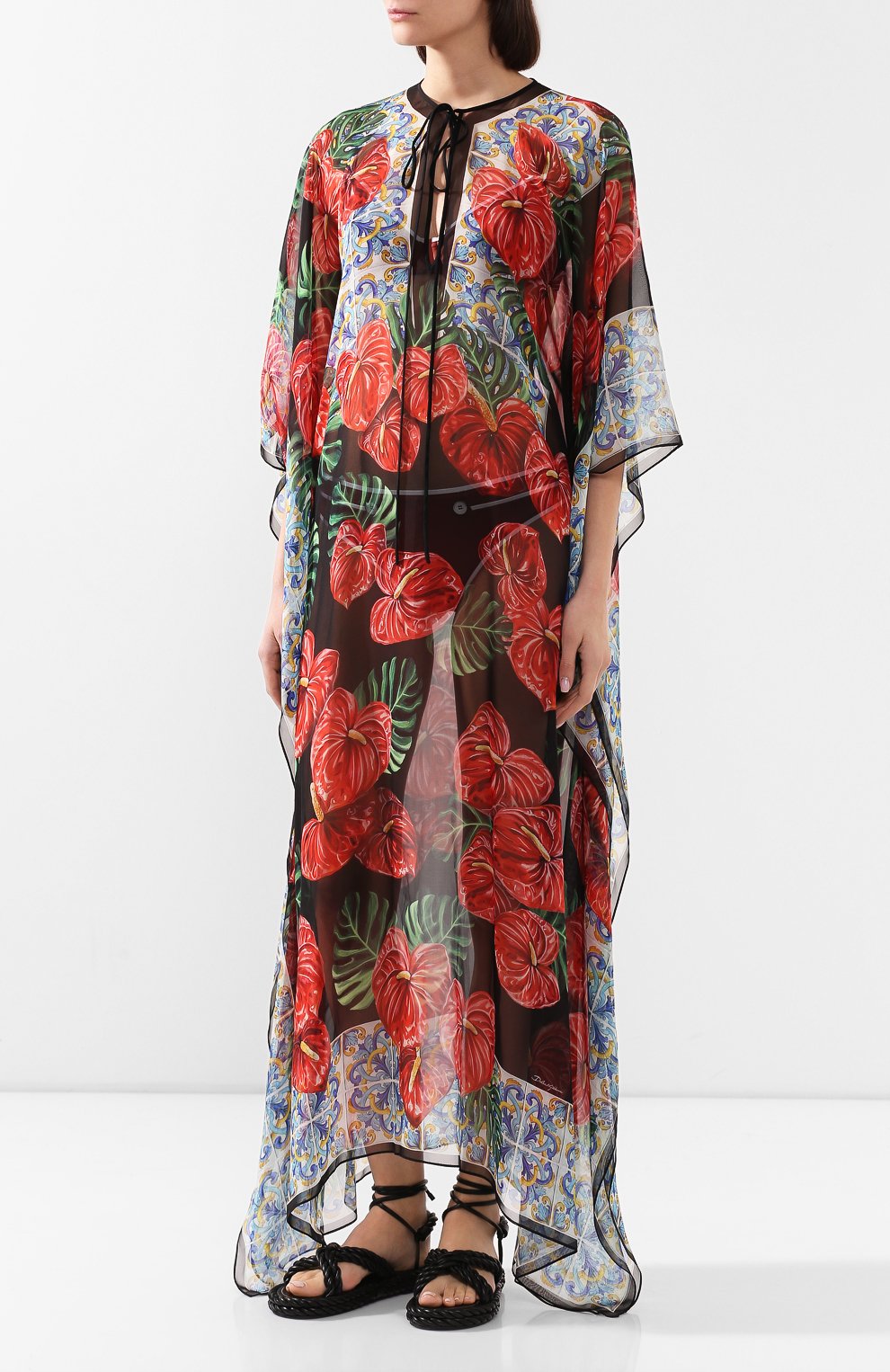 Шелковая туника DOLCE & GABBANA, арт. F6I8QT/FI1YR, фото 3