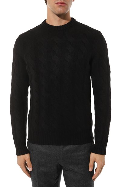 Кашемировый свитер STEFANO RICCI черного цвета по цене 247500 руб., арт. K606274G01/F23406, фото 3 Кашемировый свитер STEFANO RICCI, арт. K606274G01/F23406, фото 3