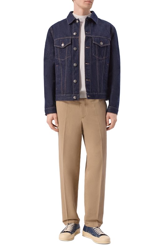 Замшевые кеды Vincent 015 Premiata VINCE015/NAVY Синий  VINCE015/NAVY Фото 2