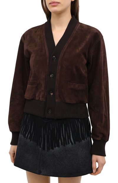 Замшевая куртка MAISON MARGIELA, арт. S51NC0594/SY1418, фото 4