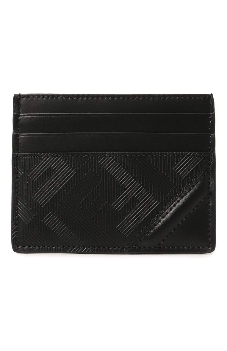 Мужской кожаный футляр для кредитных карт FENDI черного цвета, арт. 7M0164 AP1T | Фото 1 (Материал: Натуральная кожа; Нос: Не проставлено)