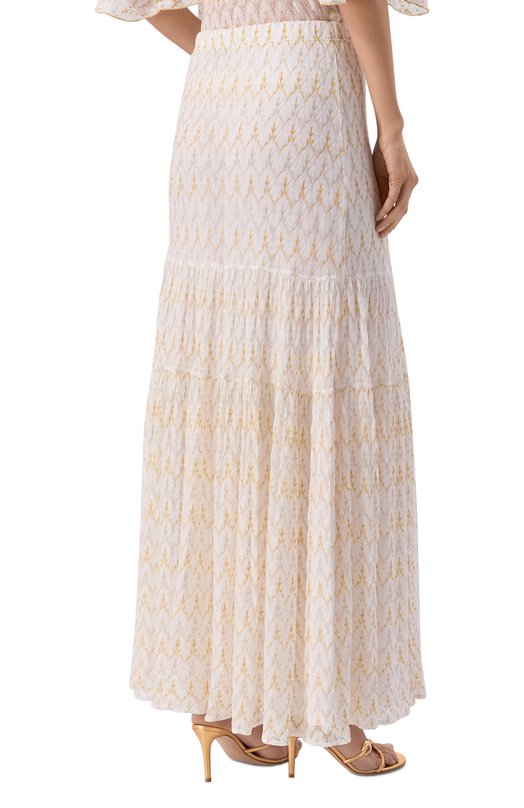 Юбка из вискозы Missoni DS26SH1K/BR015X Белый  DS26SH1K/BR015X Фото 4