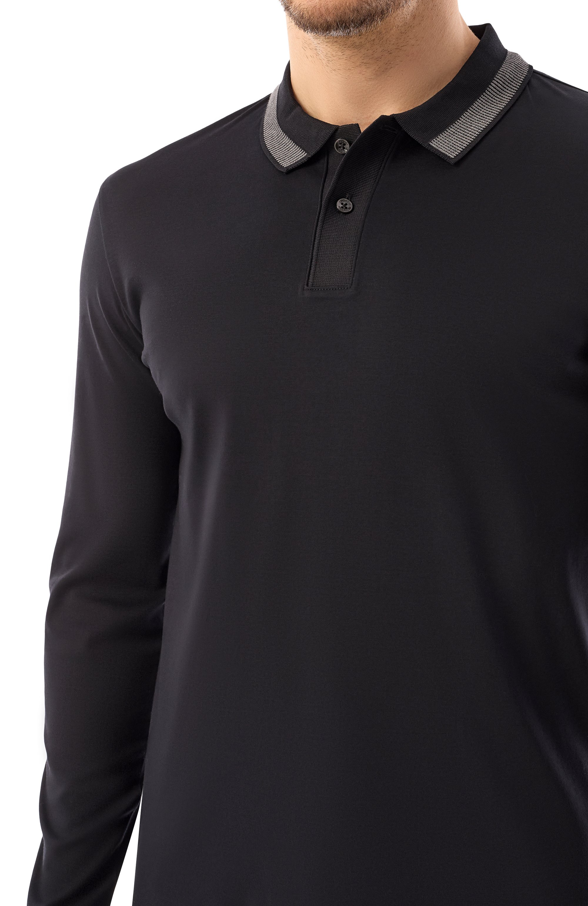 Хлопковое поло BOSS, арт. 50531787, фото 5