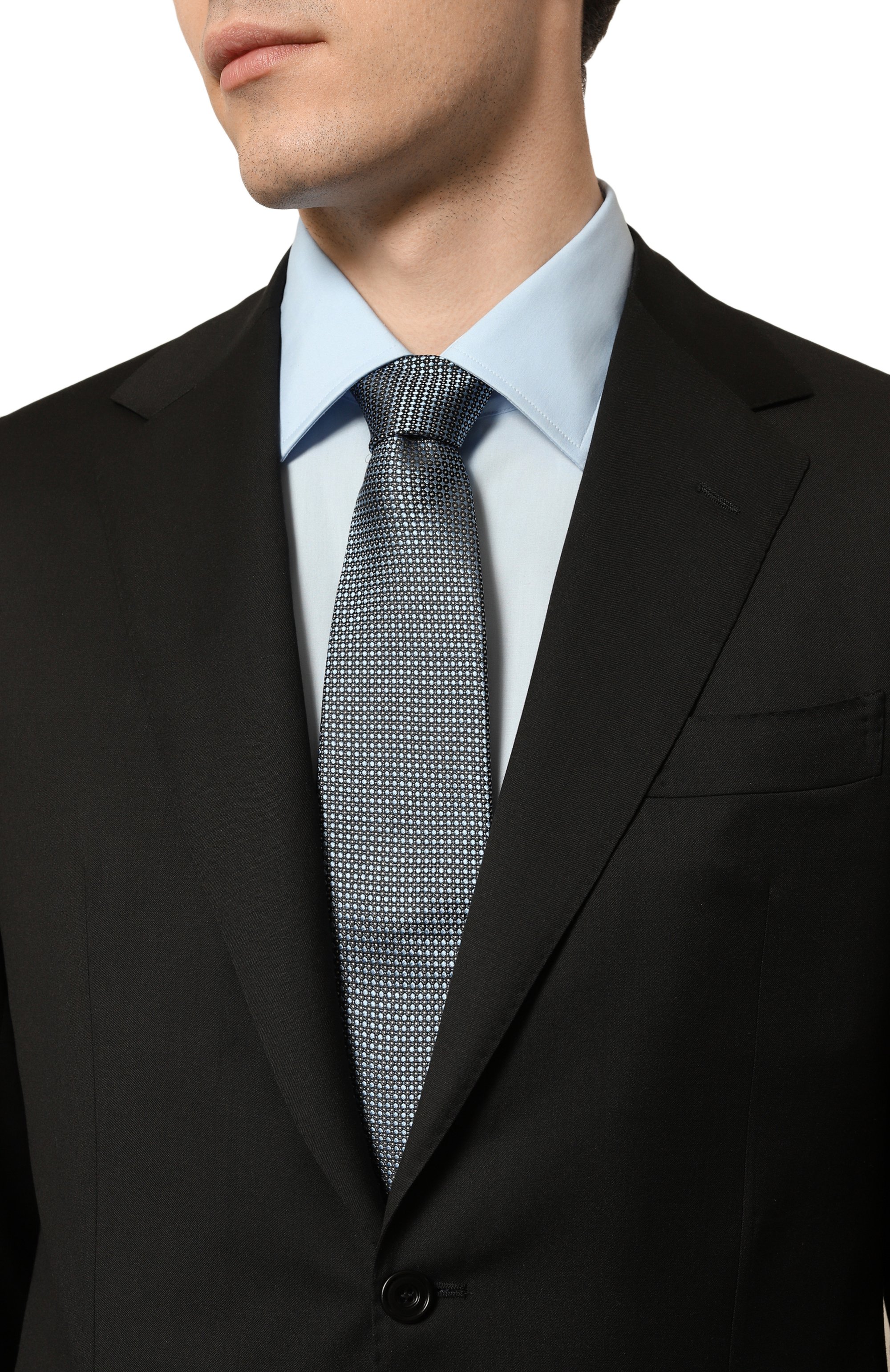 Шелковый галстук ZEGNA, арт. 1P8/Z8D02TA8, фото 2