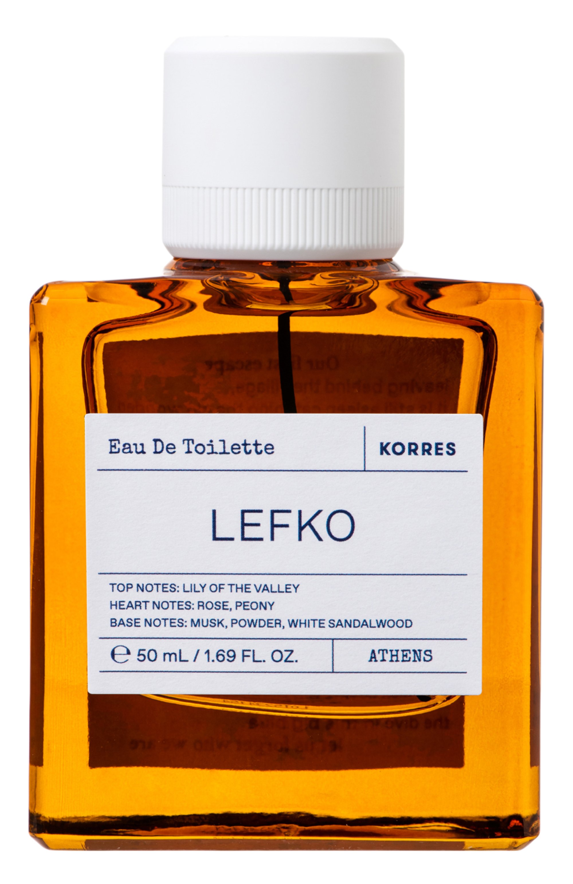 Туалетная вода lefko (50ml) KORRES бесцветного цвета по цене 5990 руб., арт. 5203069123146, фото 1 Туалетная вода lefko (50ml) KORRES, арт. 5203069123146, фото 1