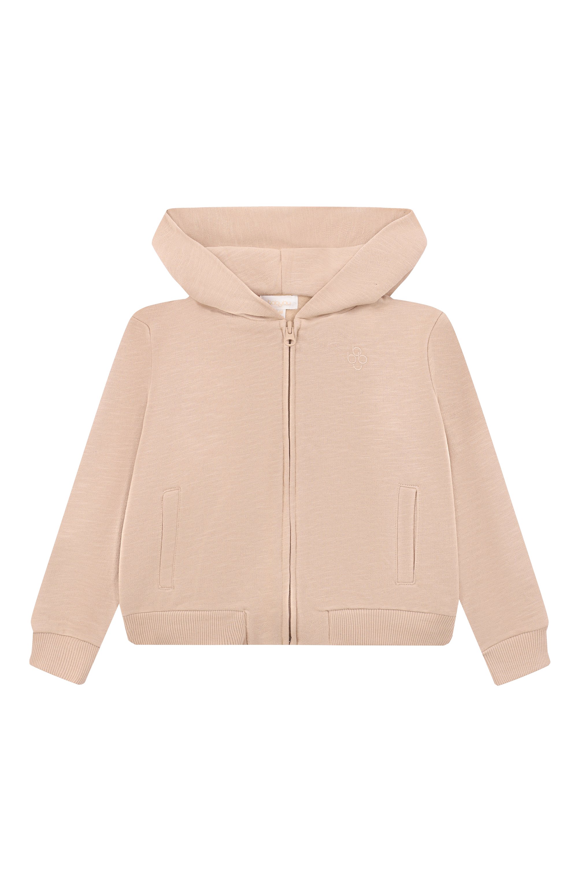 Комплект из толстовки и брюк BABYBU бежевого цвета по цене 12500 руб., арт. BIR-999, фото 2 Комплект из толстовки и брюк BABYBU, арт. BIR-999, фото 2