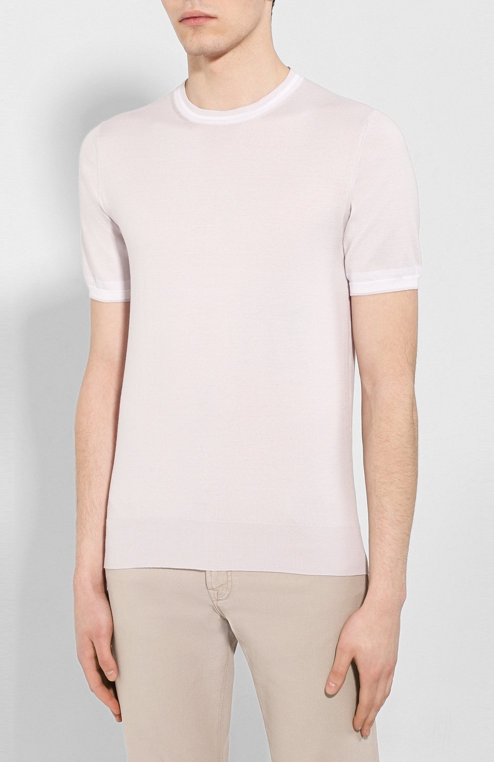 Джемпер из смеси хлопка и кашемира FIORONI, арт. MK20609A2, фото 3