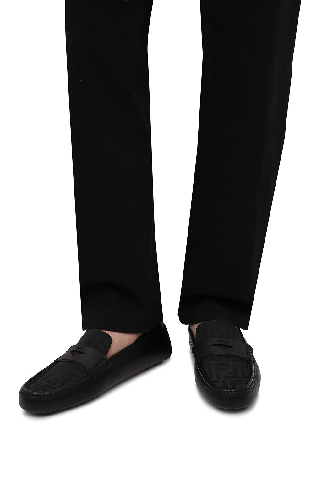 Кожаные мокасины FENDI, арт. 7D1473 AHG0, фото 3