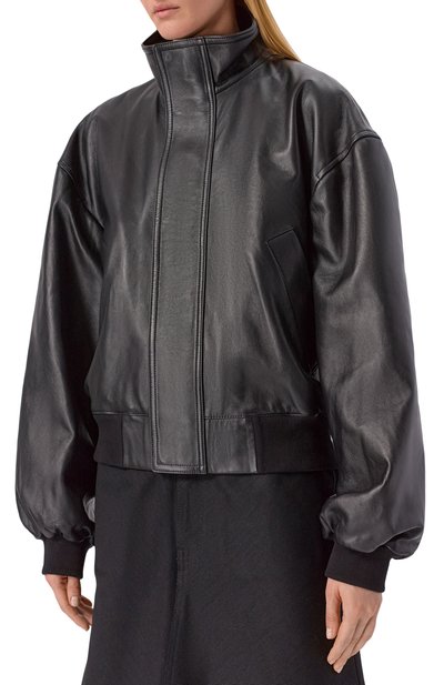 Кожаный бомбер BALENCIAGA, арт. 851025/TSS02, фото 3