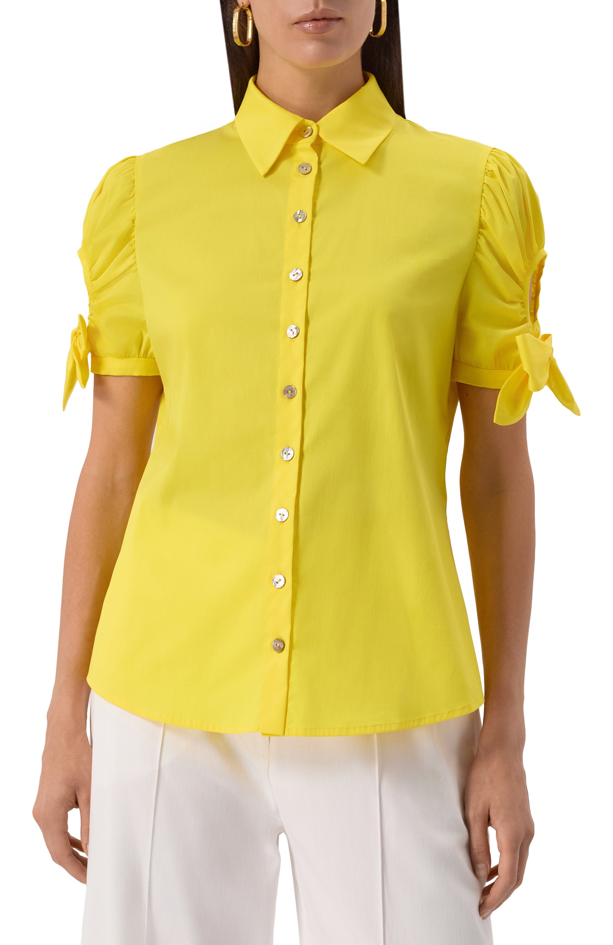 Хлопковая блузка YANINA, арт. T-2871, фото 3