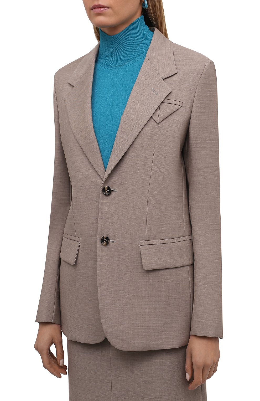 Шерстяной жакет BOTTEGA VENETA, арт. 659384/VKIU0, фото 3