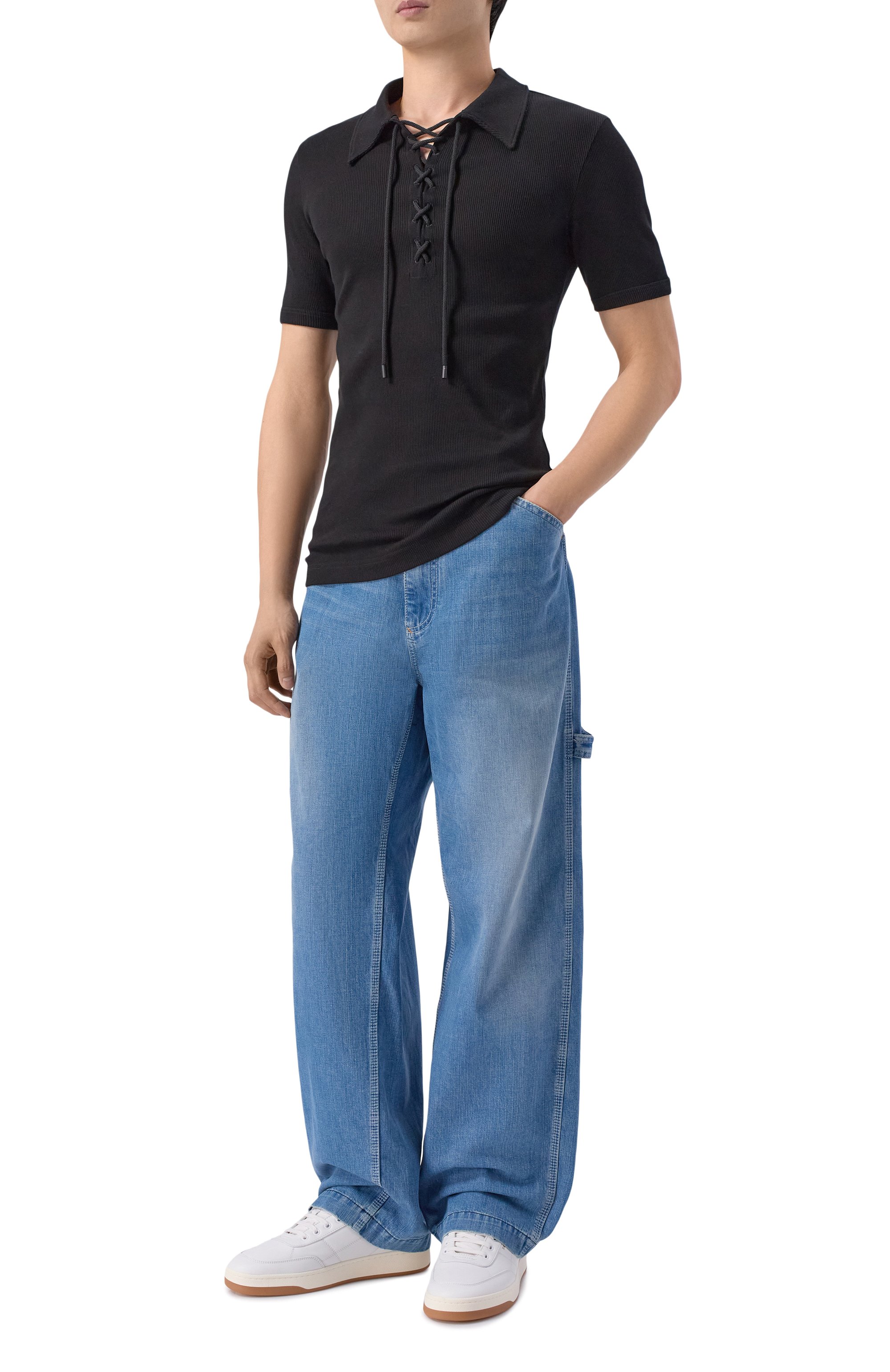 Хлопковое поло DOLCE & GABBANA, арт. G8SR0T/FUGFJ, фото 2