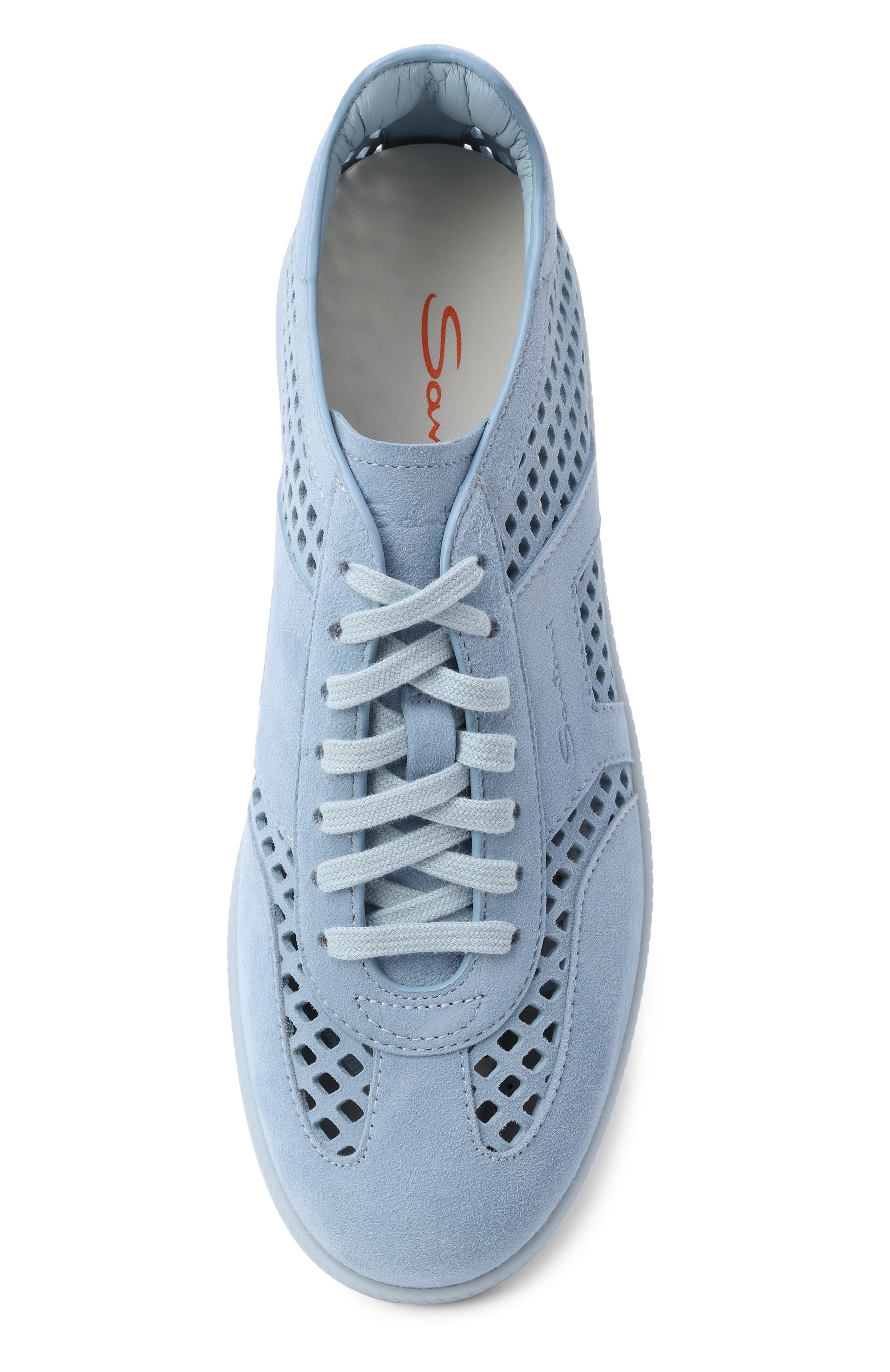 Замшевые кеды SANTONI, арт. WBPG61470CIETSQC, фото 6