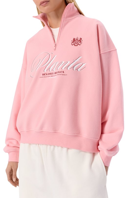 Хлопковый анорак Planta Rosa PR/A1/ITALIC-BOLD/370VELVET Розовый  PR/A1/ITALIC-BOLD/370VELVET Фото 6