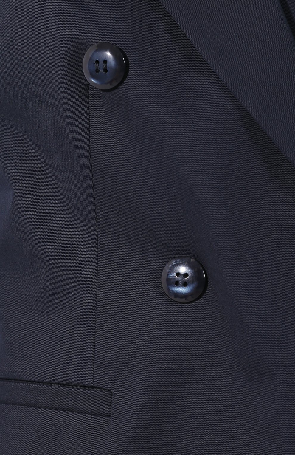 Хлопковый жакет EMPORIO ARMANI темно-синего цвета по цене 66700 руб., арт. 2NG50T/22002, фото 5 Хлопковый жакет EMPORIO ARMANI, арт. 2NG50T/22002, фото 5