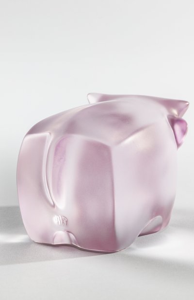 Скульптура niu wang wang LALIQUE розового цвета по цене 79850 руб., арт. 10853400, фото 3 Скульптура niu wang wang LALIQUE, арт. 10853400, фото 3