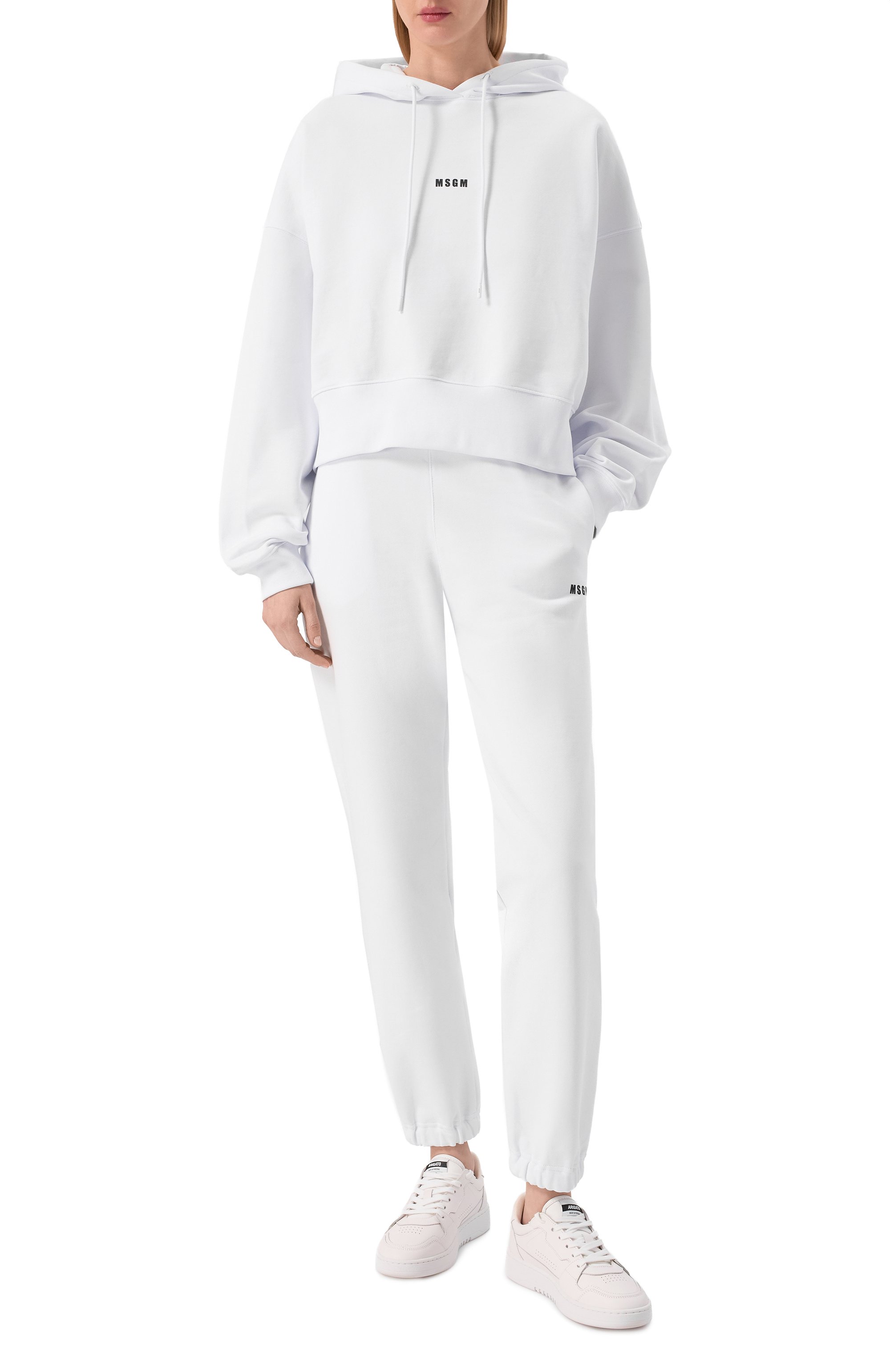 Хлопковые джоггеры MSGM, арт. 2000MDP500/300000, фото 2