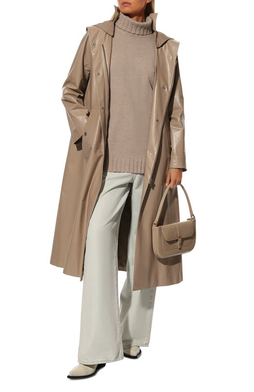 Свитер из шерсти и кашемира crem38 Бежевый, фото 2