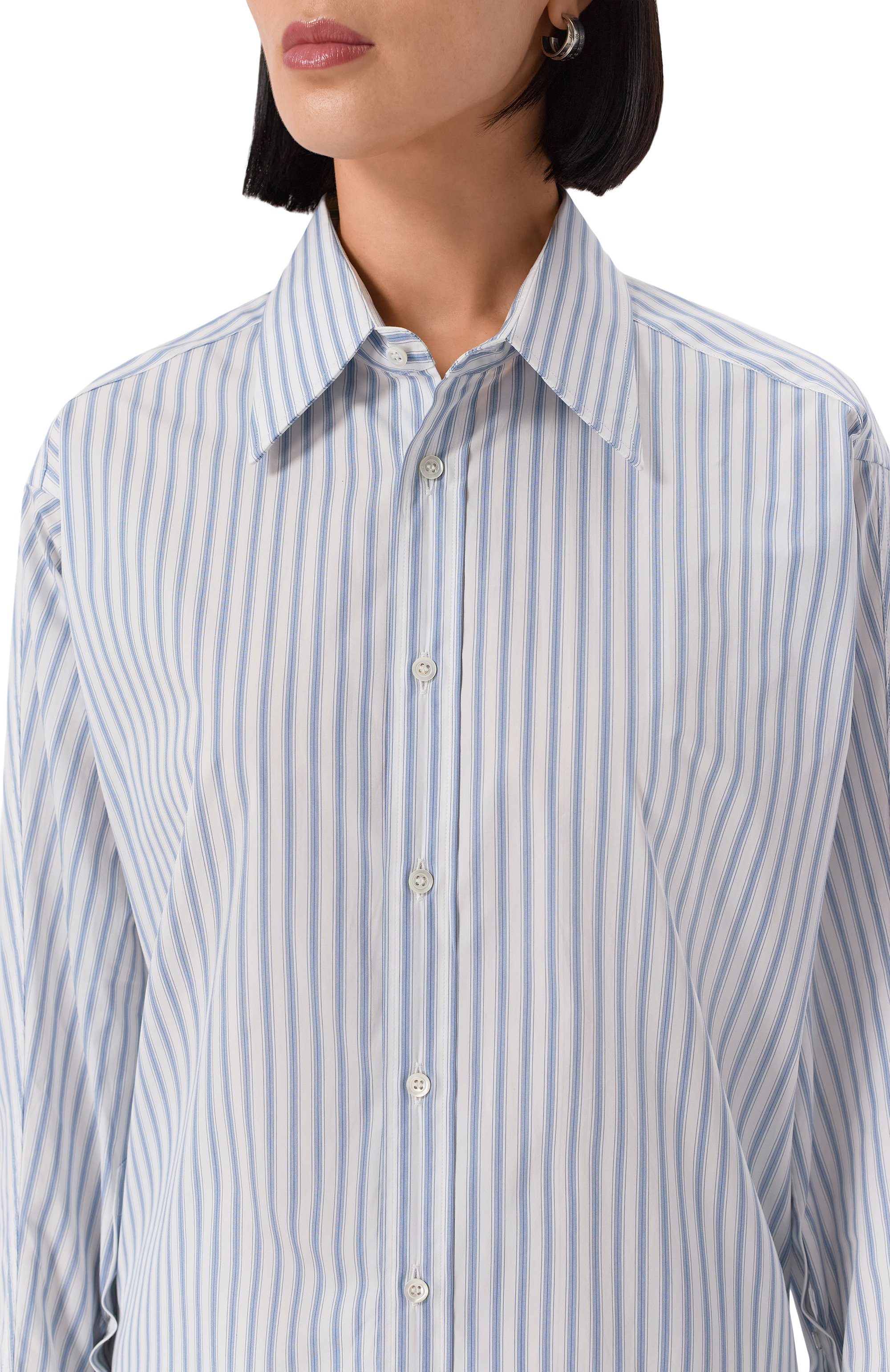 Хлопковая рубашка MAISON MARGIELA, арт. S50DT0049/M35311, фото 5