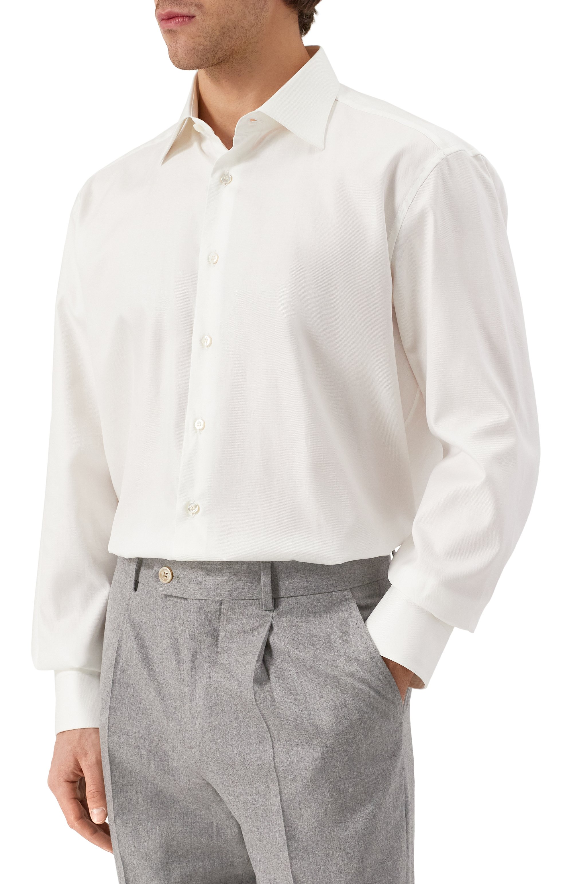 Хлопковая сорочка STEFANO RICCI, арт. MC007467/S2716, фото 3