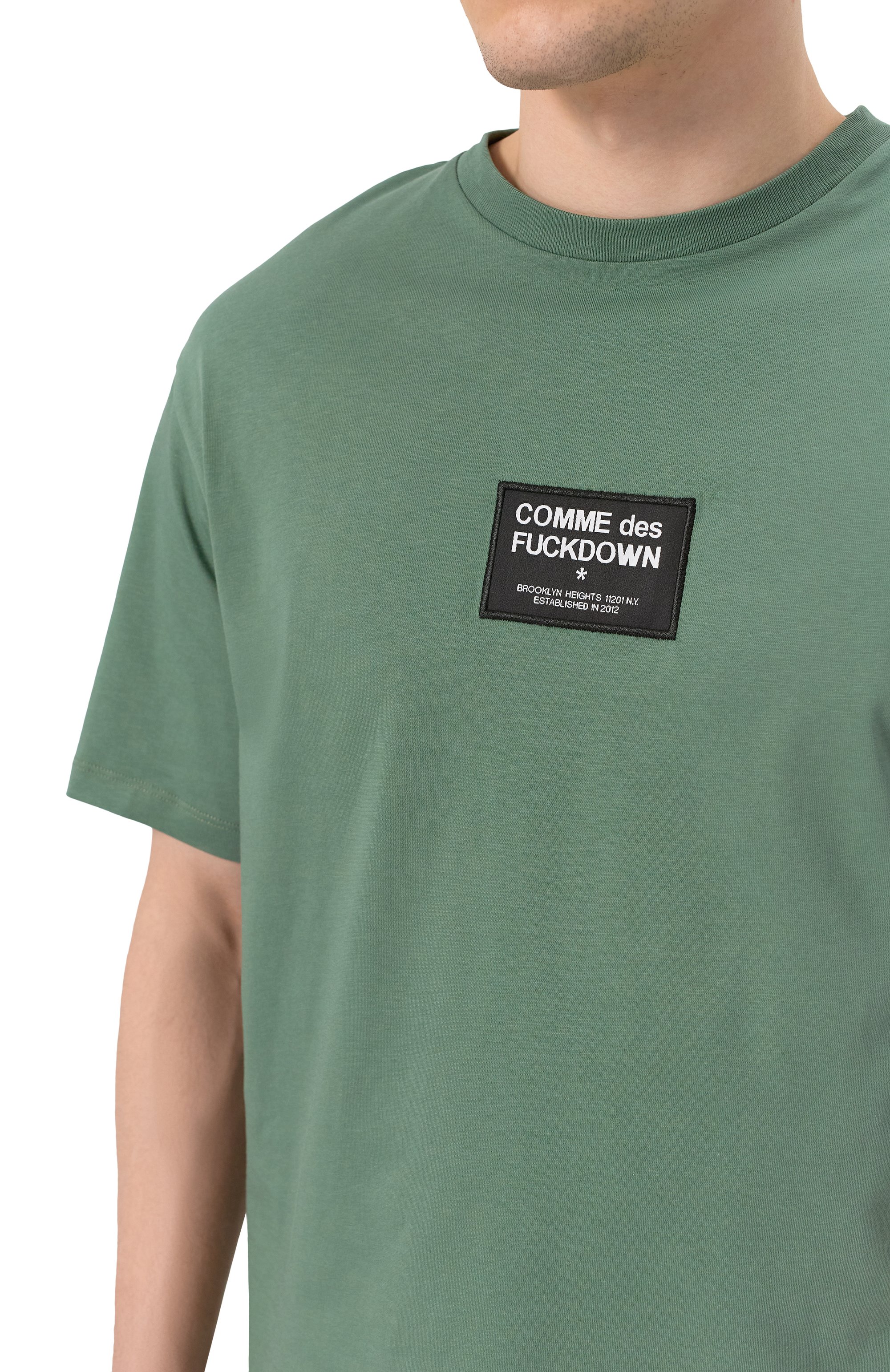 Хлопковая футболка COMME DES FUCKDOWN, арт. CFABM01526, фото 5