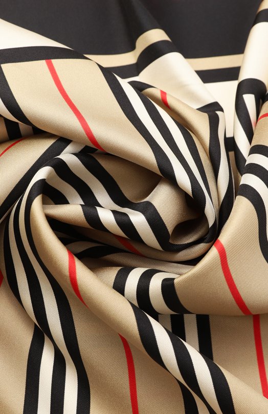 Шелковый шарф Burberry 8011951 Бежевый  8011951 Фото 3