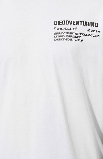 Хлопковая футболка DIEGO VENTURINO, арт. D3S4TS0BASIC2, фото 5