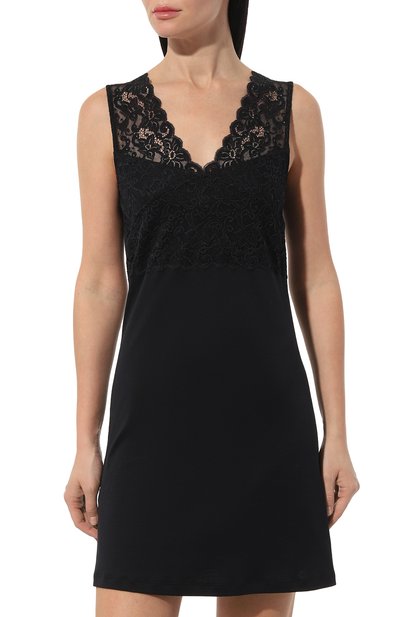 Сорочка HANRO черного цвета по цене 22810 руб., арт. 077929., фото 3 Сорочка HANRO, арт. 077929., фото 3