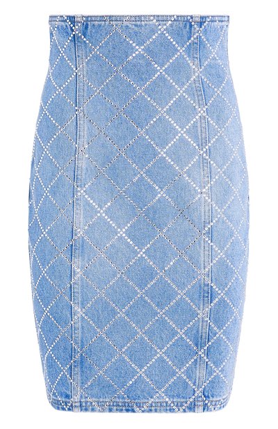 Женская джинсовая юбка BALMAIN, арт. UF14300/D050