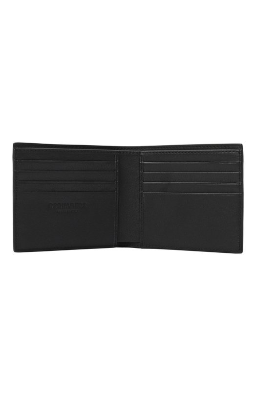 Кожаное портмоне Dsquared2 WAM0075/12900001 Чёрный  WAM0075/12900001 Фото 3
