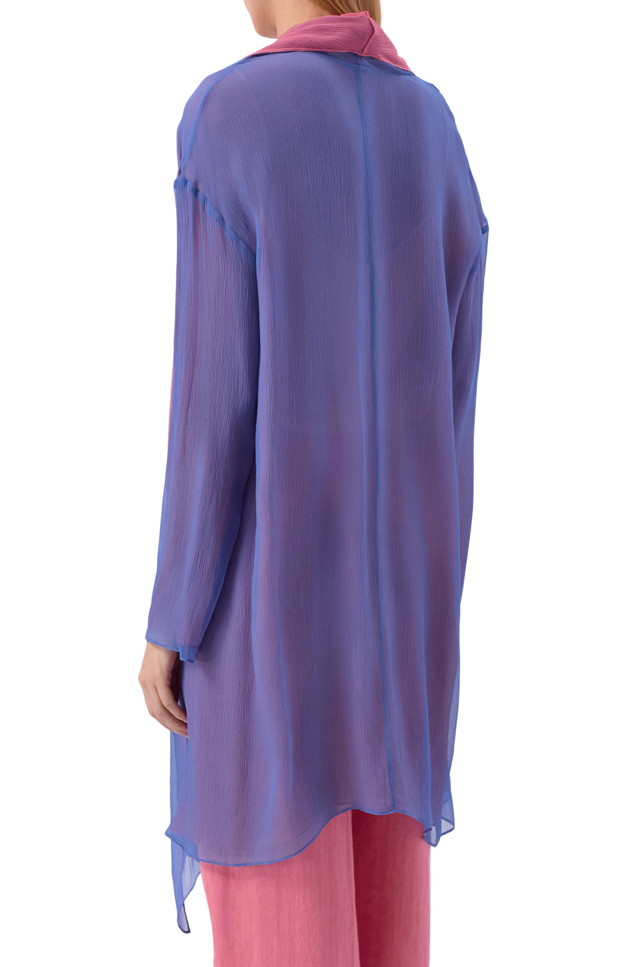 Двусторонняя накидка из шелка GIORGIO ARMANI, арт. GW003067/TE20209, фото 4