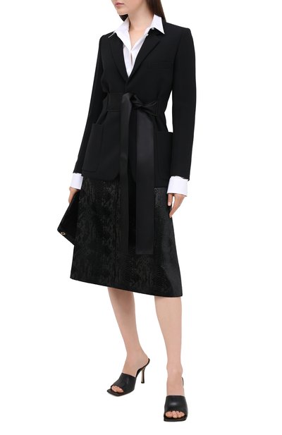 Жакет VICTORIA BECKHAM черного цвета по цене 162500 руб., арт. 1320WJK001461A, фото 3 Жакет VICTORIA BECKHAM, арт. 1320WJK001461A, фото 3