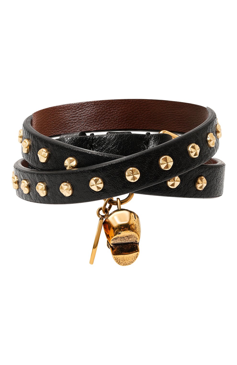 Кожаный браслет ALEXANDER MCQUEEN, арт. 554466/1AC9T, фото 3