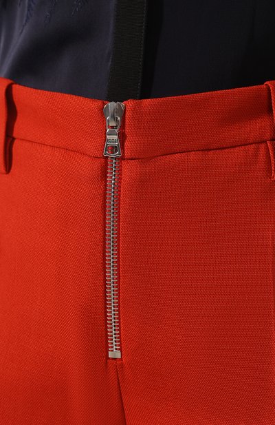 Брюки со стрелками VICTORIA, VICTORIA BECKHAM красного цвета по цене 39950 руб., арт. TRVV 108 PSS19 W00L BLEND PIQUE, фото 5 Брюки со стрелками VICTORIA, VICTORIA BECKHAM, арт. TRVV 108 PSS19 W00L BLEND PIQUE, фото 5