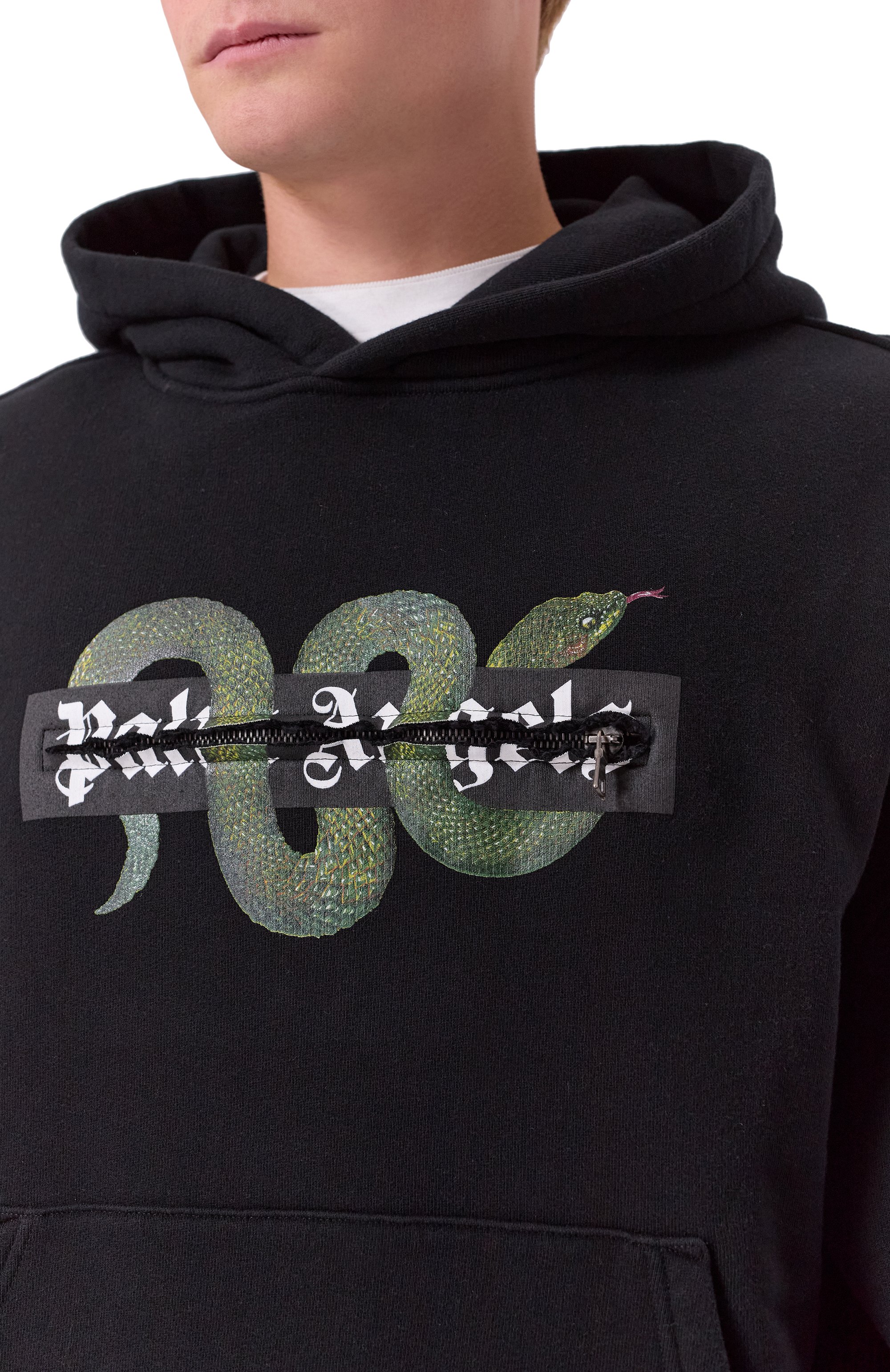 Хлопковое худи PALM ANGELS, арт. PMBB17GF25FLE002, фото 5