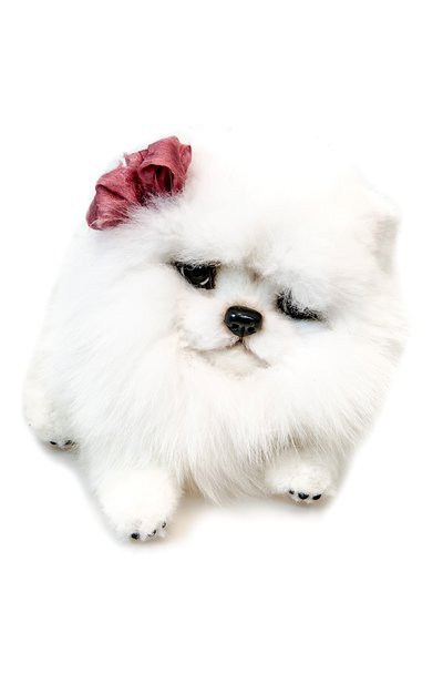 Игрушка шпиц CAROLON белого цвета по цене 35000 руб., арт. 2-00655, фото 2 Игрушка шпиц CAROLON, арт. 2-00655, фото 2