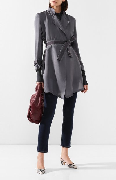 Шелковый плащ GIORGIO ARMANI, арт. 0SH0L04J/T01QA, фото 2