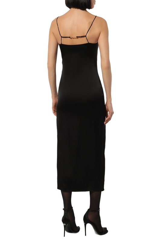 Хлопковое платье Jacquemus 24E241DR100/1000 Чёрный  24E241DR100/1000 Фото 4