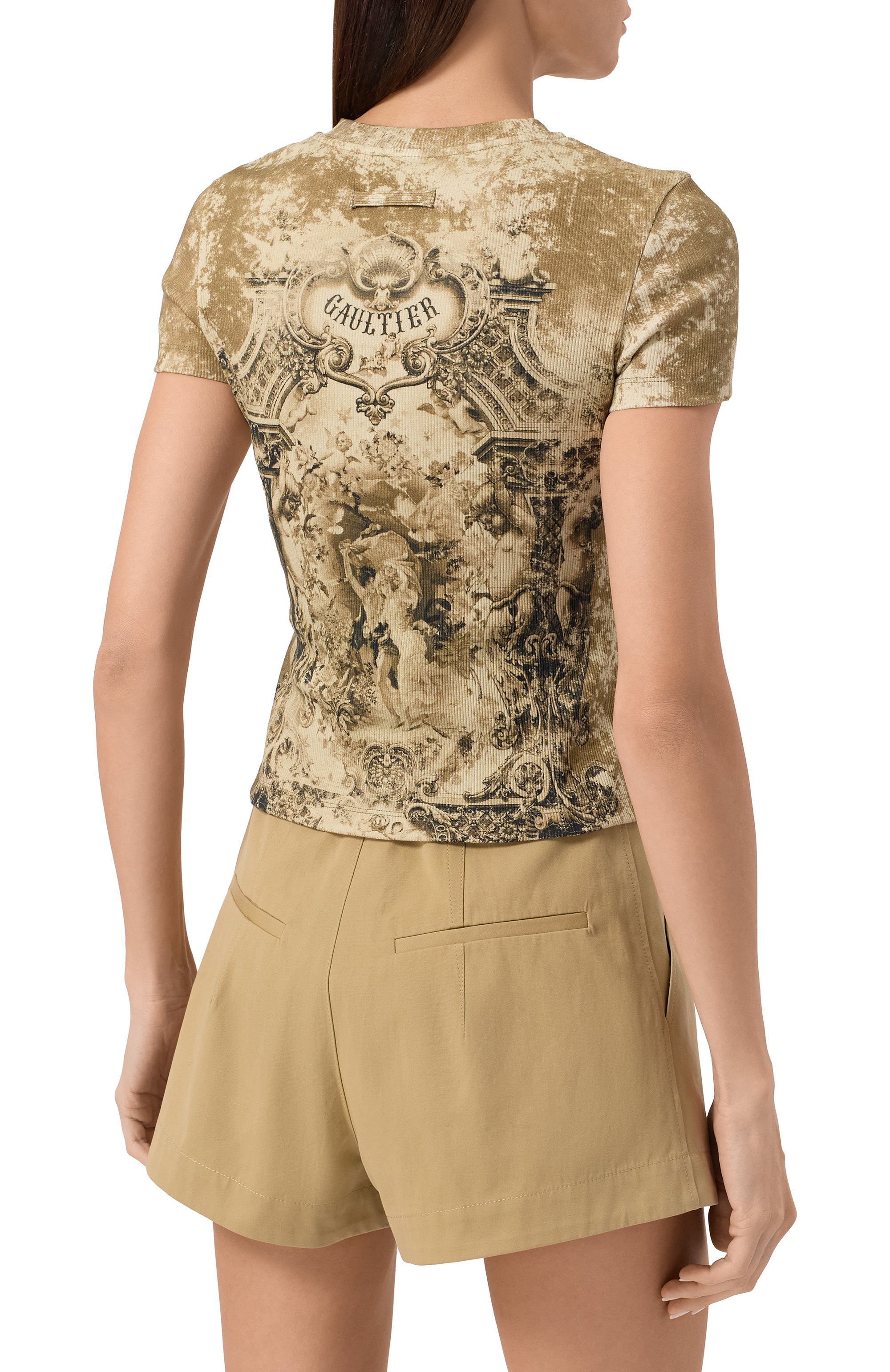 Хлопковая футболка JEAN PAUL GAULTIER, арт. 25/03-W-T0301/J013P, фото 4