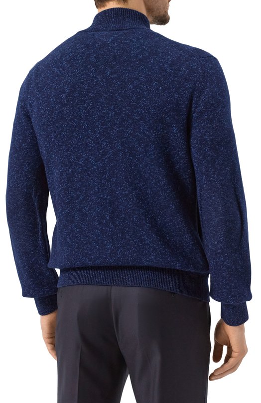 Хлопковый кардиган Canali C1105/MK02266 Синий  C1105/MK02266 Фото 4